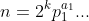 n=2^kp_1^{a_1}...