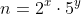 n=2^x\cdot5^y
