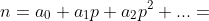 n=a_0+a_1p+a_2p^2+...=