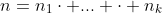 n=n_1\cdot ... \cdot n_k