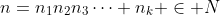 n=n_1n_2n_3\cdots n_k \in N