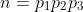 n=p_1p_2p_3