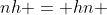 nh = hn \;\; \forall \; h\in H \; , n\in N 