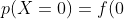 p(X=0)=f(0;N=25, n=1, k=3)= <br />
\frac{\left(\!<br />
  \begin{array}{c}<br />
    3 \\<br />
    0<br />
  \end{array}<br />
  \!\right) \left(\!<br />
  \begin{array}{c}<br />
    22 \\<br />
    1<br />
  \end{array}<br />
  \!\right)}{\left(\!<br />
  \begin{array}{c}<br />
    25 \\<br />
    1<br />
  \end{array}<br />
  \!\right)} = 0.88