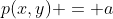 p(x,y) = a\; \dfrac{k!}{x!y!(k-x-y)!}