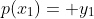 p(x_1)= y_1