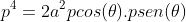 p^4=2a^2pcos(\theta).psen(\theta)