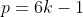 p=6k-1