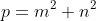 p=m^2+n^2