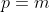 p=m~t+c