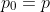 p_{0}=p