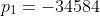p_1=-34584