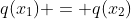 q(x_1) = q(x_2)