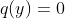 q(y)=0