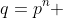 q=p^n 
