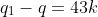 q_1-q=43k
