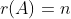 r(A)=n