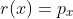 r(x)=p_x