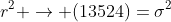 r^2 \rightarrow (13524)=\sigma^2