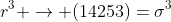 r^3 \rightarrow (14253)=\sigma^3