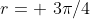 r= \3\pi/4