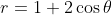 r=1+2\cos\theta