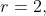r=2,~3,~\dots~10