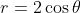 r=2\cos\theta