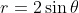 r=2\sin\theta