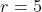 r=5~\&~\theta=\frac{\pi}{3}