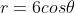 r=6cos\theta
