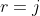 r=j