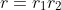 r=r_1r_2