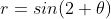 r=sin(2 \theta)