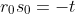 r_0s_0=-t