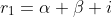 r_1=\alpha+\beta i