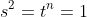 s^2=t^n=1