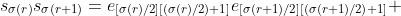 s_{\sigma(r)}s_{\sigma(r+1)}=e_{[\sigma(r)/2][(\sigma(r)/2)+1]}e_{[\sigma(r+1)/2][(\sigma(r+1)/2)+1]} 