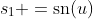 s_1 =\mbox{sn}(u)