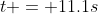 t = 11.1s