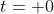 t= 0