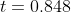 t=0.848