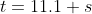 t=11.1 s