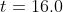 t=16.0