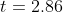 t=2.86~s+3.23~s=\color{red}\boxed{6.09~s}