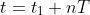 t=t_1+nT