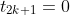 t_{2k+1}=0