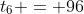 t_6 = 96