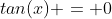 tan(x) = 0