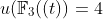 u(\mathbb{F}_3((t))=4
